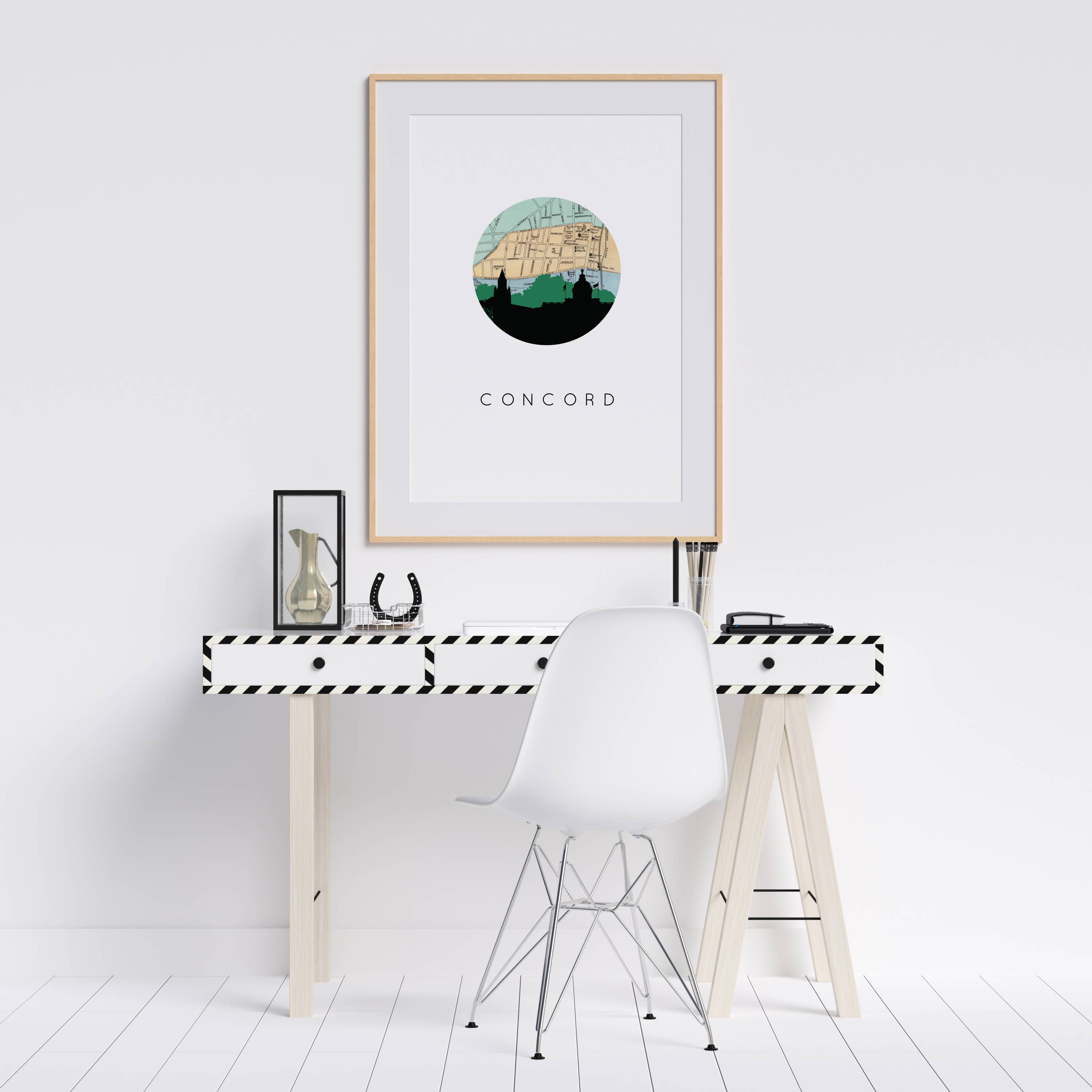 Paperfinch Design - Wholesale Art Print - New Hampshire City Skyline Art Print0