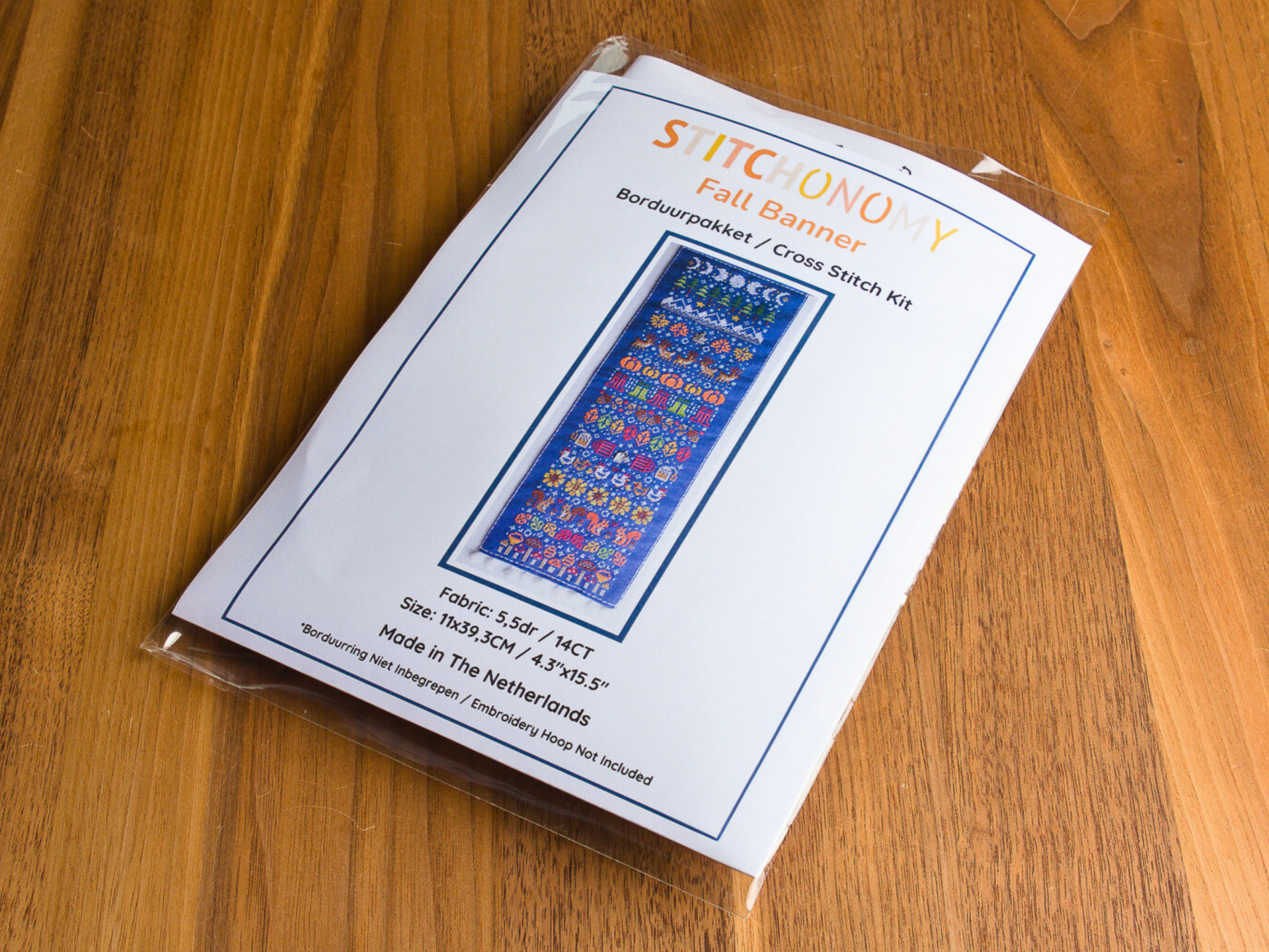 Stitchonomy - Wholesale Embroidery/Cross Stitch Supplies - Herfst Banner Kruissteekpakket2