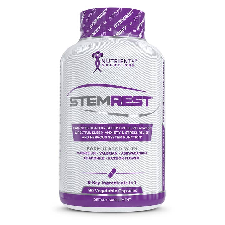 STEMREST® Oral Supplement for Sleep & Stress Relief for wholesale by Nutrients Solutions