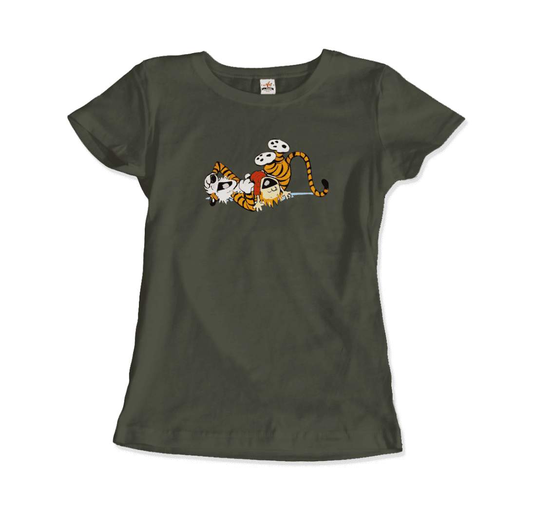 Art-O-Rama Shop - Wholesale Screen Printed T-Shirt - Unisex - Calvin and Hobbes Laughing on the Floor T-Shirt5