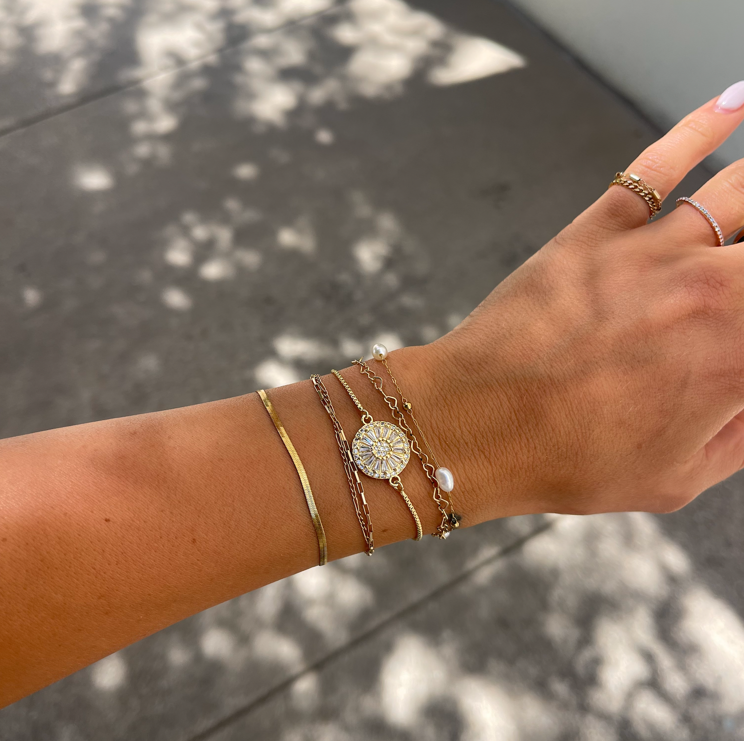 Nikki Smith Designs - Wholesale Charm/Dangle Bracelet - Antique Crystal Sliders4