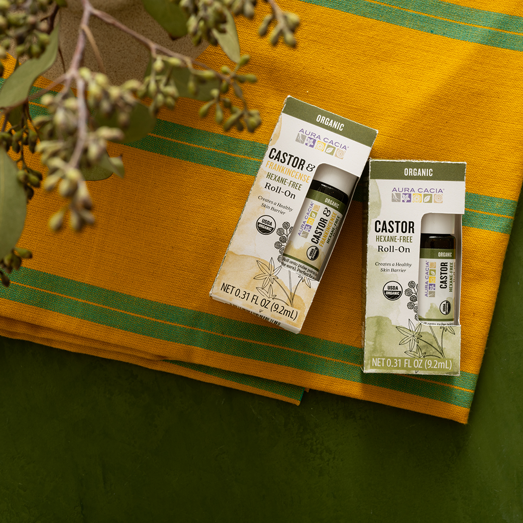 Aura Cacia - Wholesale Essential Oil Roll-On - Organic Castor Oil Roll-On Hexane-Free 0.31 Oz2