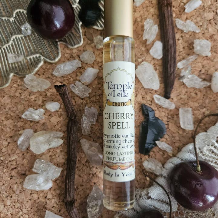 Temple of Life Oils & Perfumes - Wholesale Roll-on fragrance - Exotic Perfume Oil | Cherry Spell | Vanilla-Cherry-Vetiver1