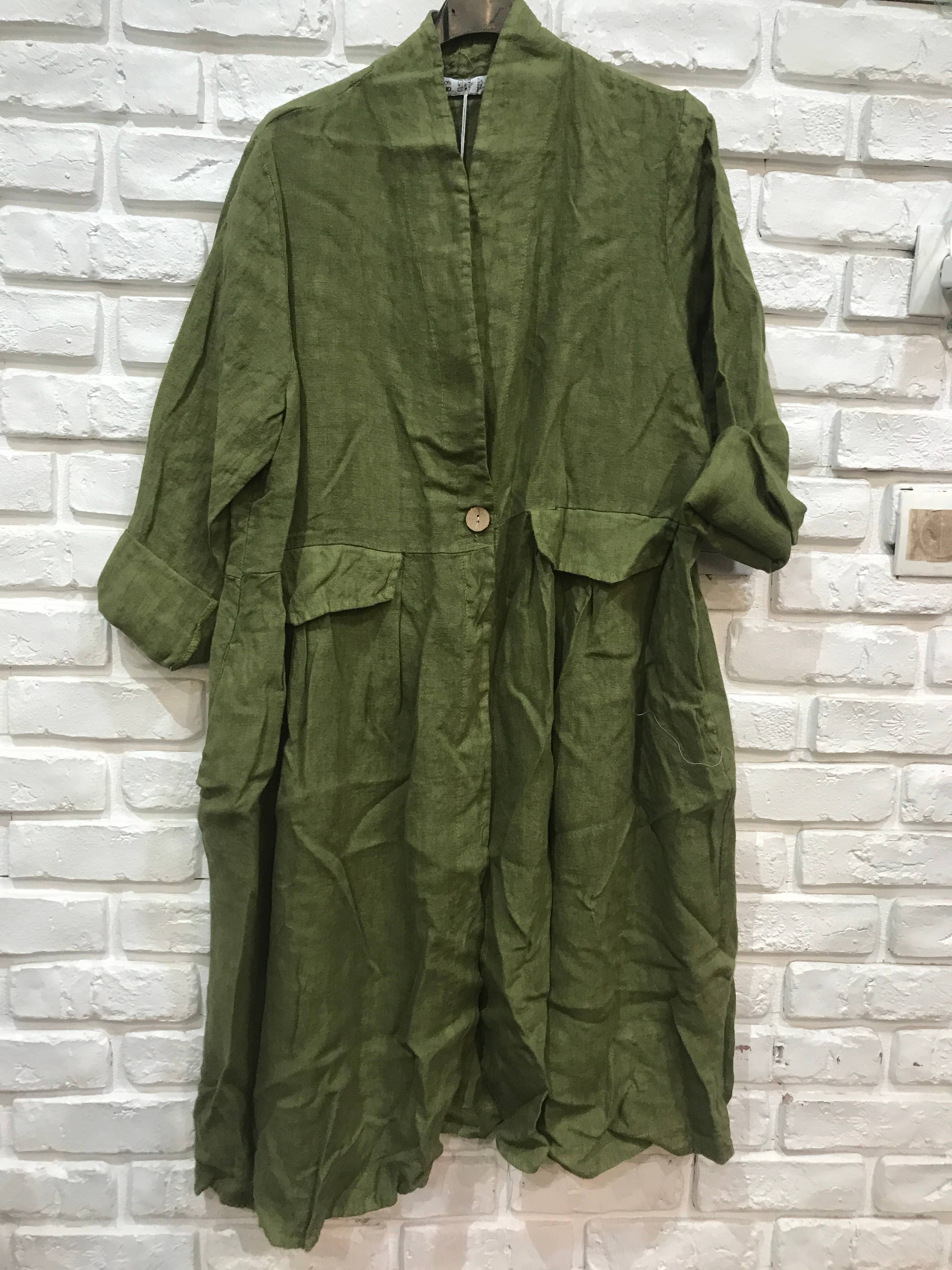 la maison des fibres naturelles - Wholesale Jacket - Women's - 62411 100% linen jacket made in Italy20