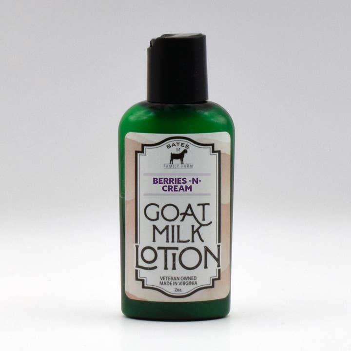 2oz Lotion, Berries N Cream for wholesale by Bates Family Farm