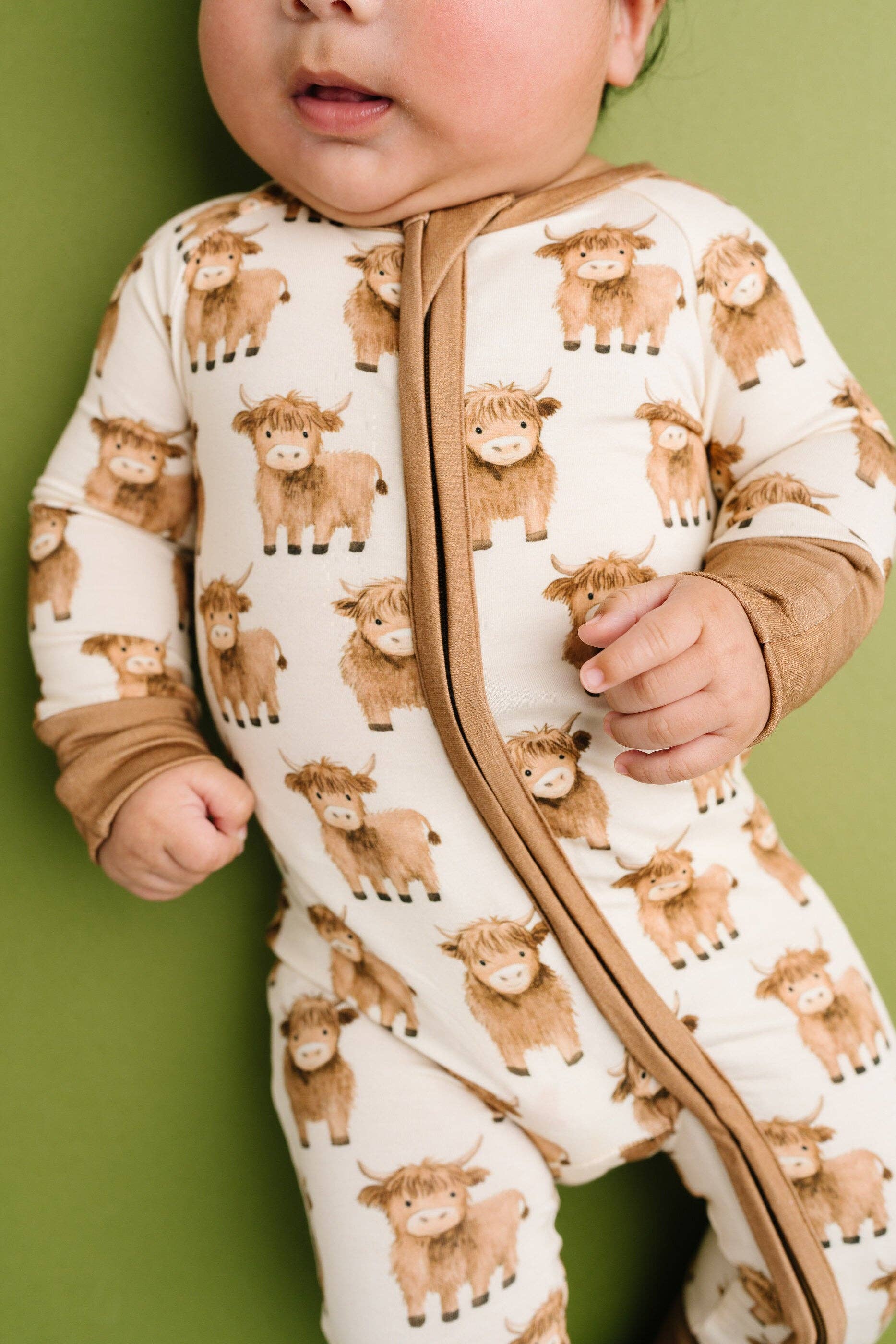 Little One Shop - Wholesale Sleepsuit - Baby - Mini Highland Bamboo Sleeper1