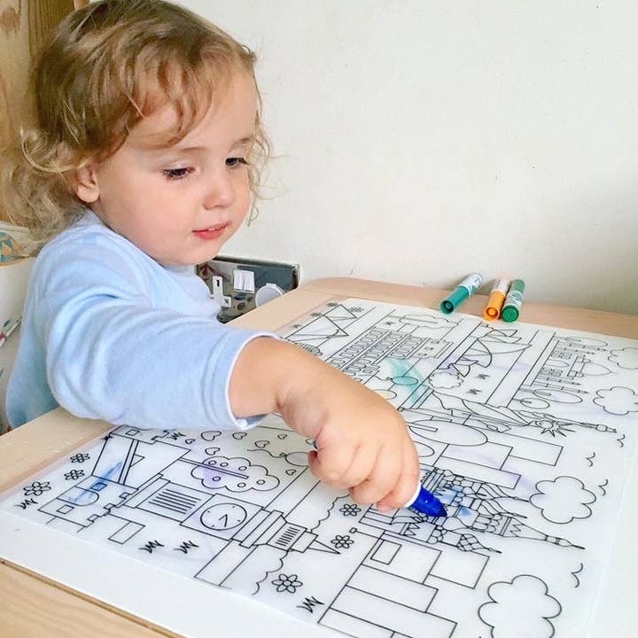 Gummy Chic - Wholesale Coloring Mat - Kids & Baby - Reusable Silicone Coloring Placemats - Gift for Kids4