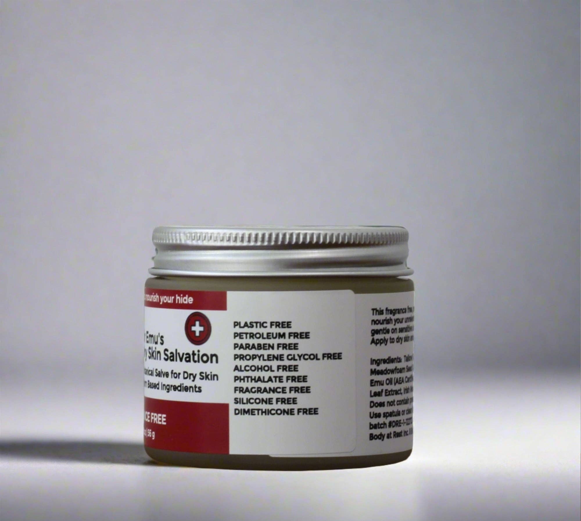 Farmbody Skin Care - Wholesale Healing Salve/Balm/Cream - Dr Emu's Dry Skin Salvation | Tallow Cream with Emu Oil2