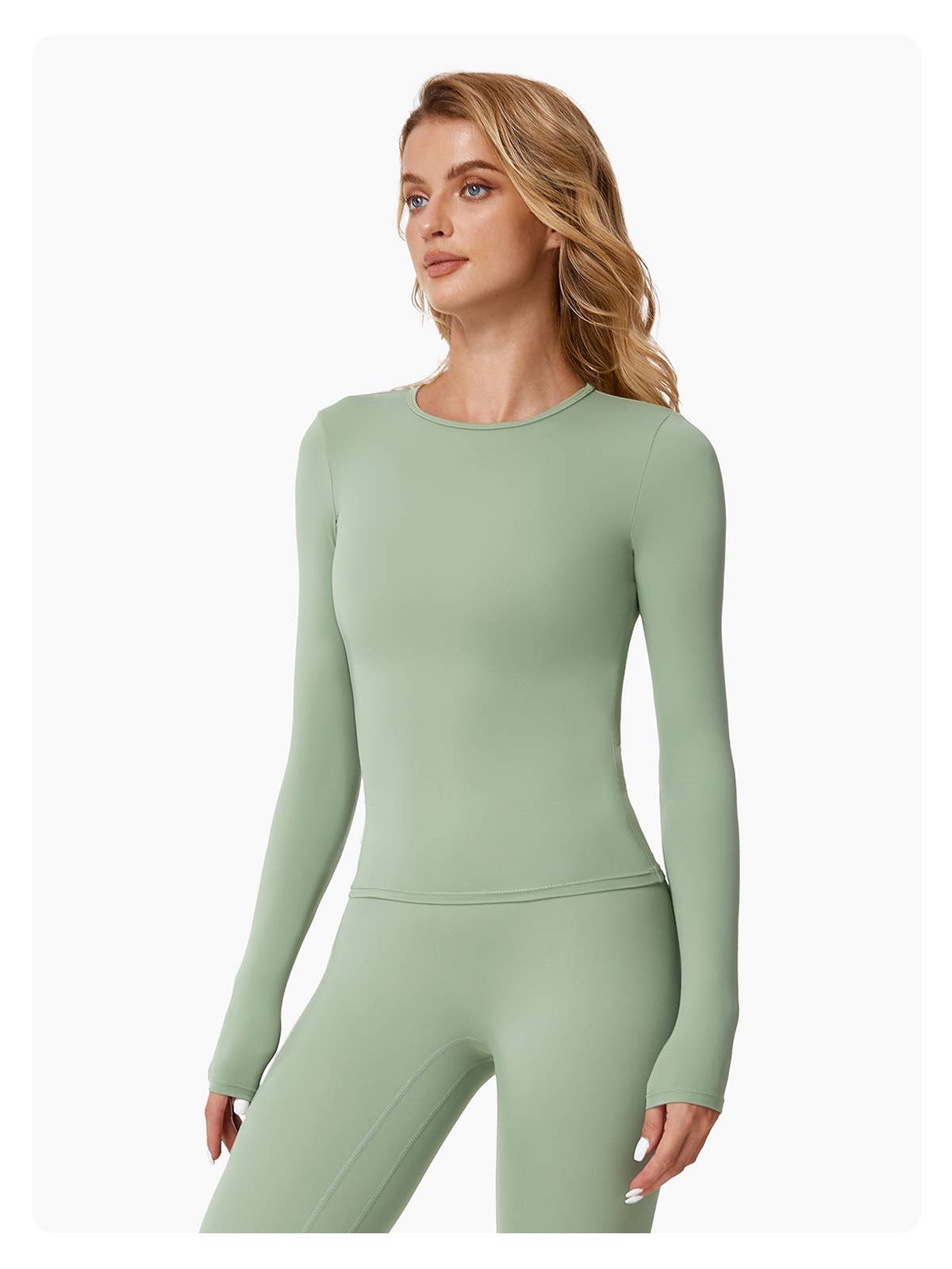 Mantra Active - Wholesale Athletic Top - Women's - Abigail Buttery Soft Crew Neck Long Sleeve Active Top6