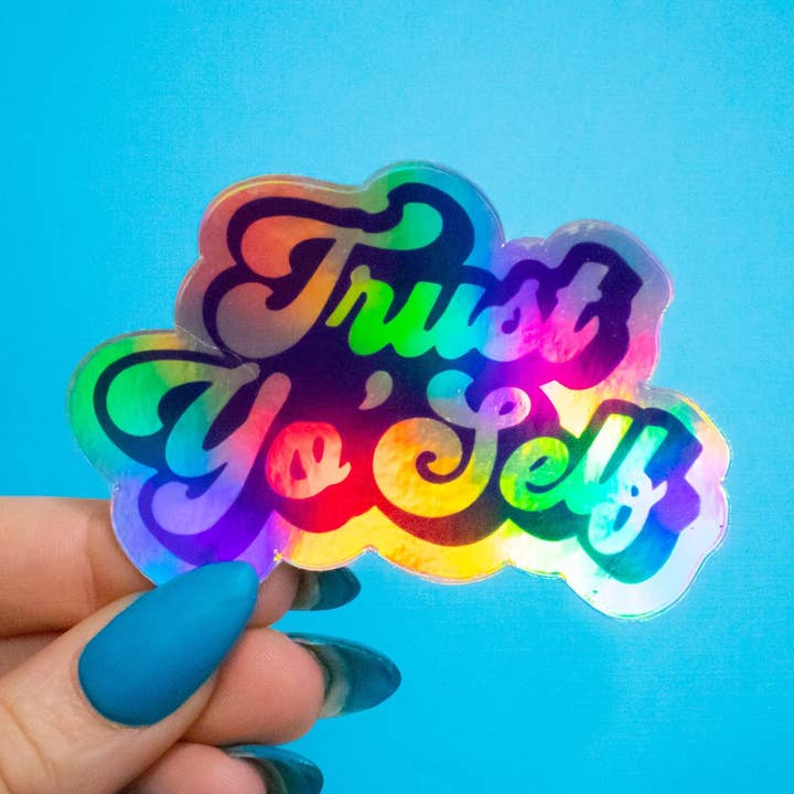 Pegatina Trust Yourself | Pegatina Trust Yo Self para venta al por mayor de Chelzart