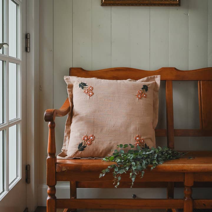 Galley and Fen – wholesale Throw/decorative pillow – Ada Clare Pillow (Dusty Pink)3