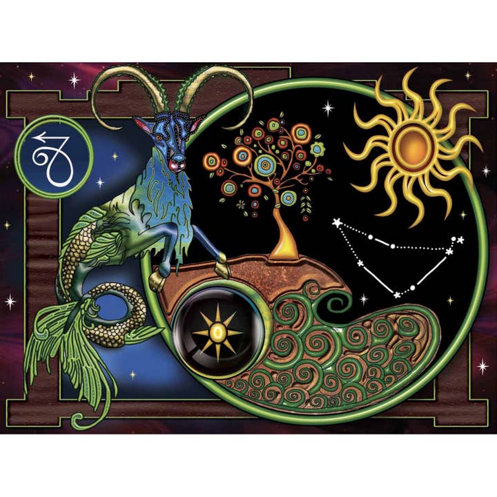JaCaRou Puzzles Inc. - Wholesale DIY Craft Kit - Capricorn Diamond painting Art kit