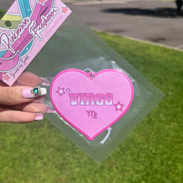 Deodorante per auto con segno zodiacale Vergine per la vendita all'ingrosso da parte di Pinkmoon Studio Shop