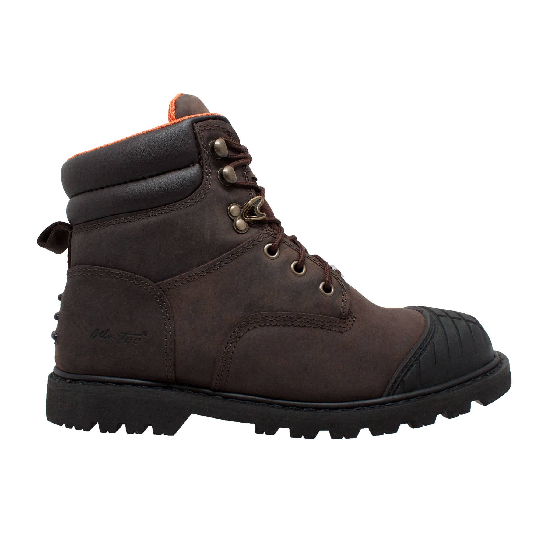 AdTec - Vente Rangers/chaussures militaires – homme - 1018 : Bottes de travail pour hommes 6" - Marron [Embout en acier]1