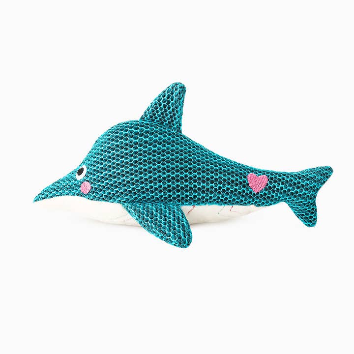 HugSmart Pet - Ocean Pals | Dolphin - Jouet en peluche pour chien pour la vente par Hugsmart Products Inc