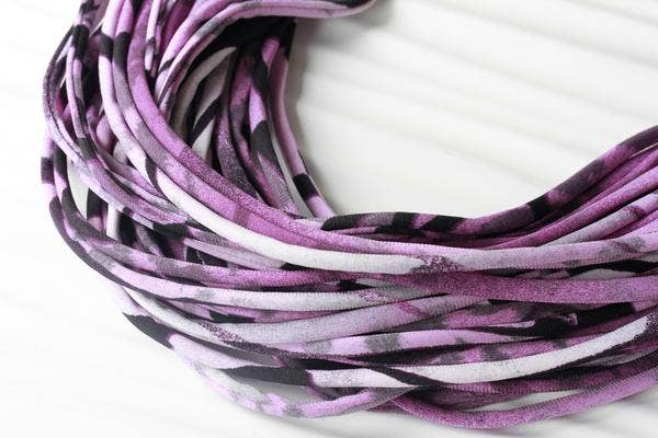Necknots - Wholesale Scarf - Women's - Infinity Scarf or Necklace in Purple and Gray-Sunday Best1