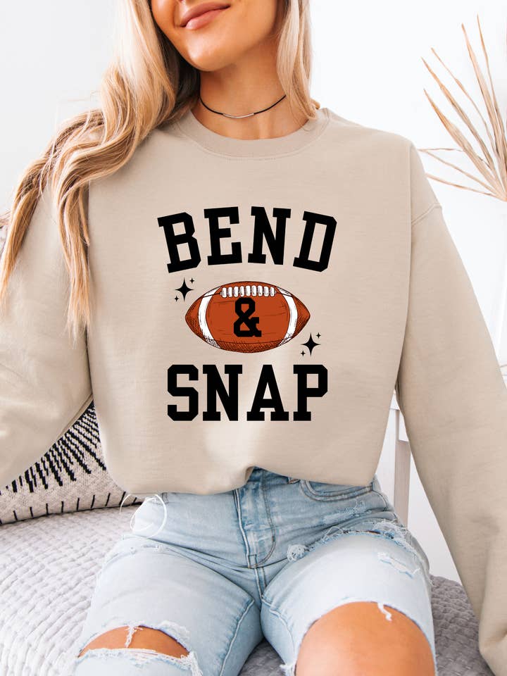 Bøj & Snap Sweatshirt for engroshandel hos CMD Wholesale