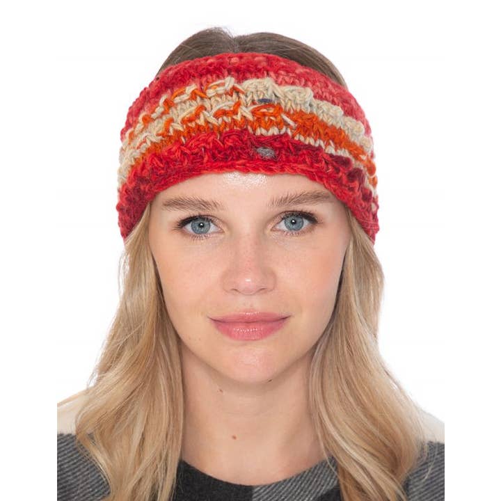 The Collection Royal / Royal Handicrafts - Wholesale Fashion Headband - Women's - Cable Knit Woolen Headband4