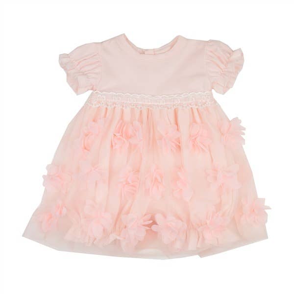 Haute Baby - Wholesale Dress - Baby - Haute Baby Peach Blossom Bubble Baby Girl Dress