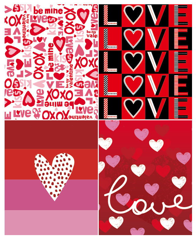 Angels Craft - Wholesale Gift Bag - Valentine's Day Gift Bag - Red love0