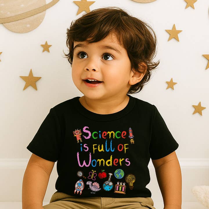 T-shirt graphique scientifique pour enfants STEM pour la vente par IstiloPrints