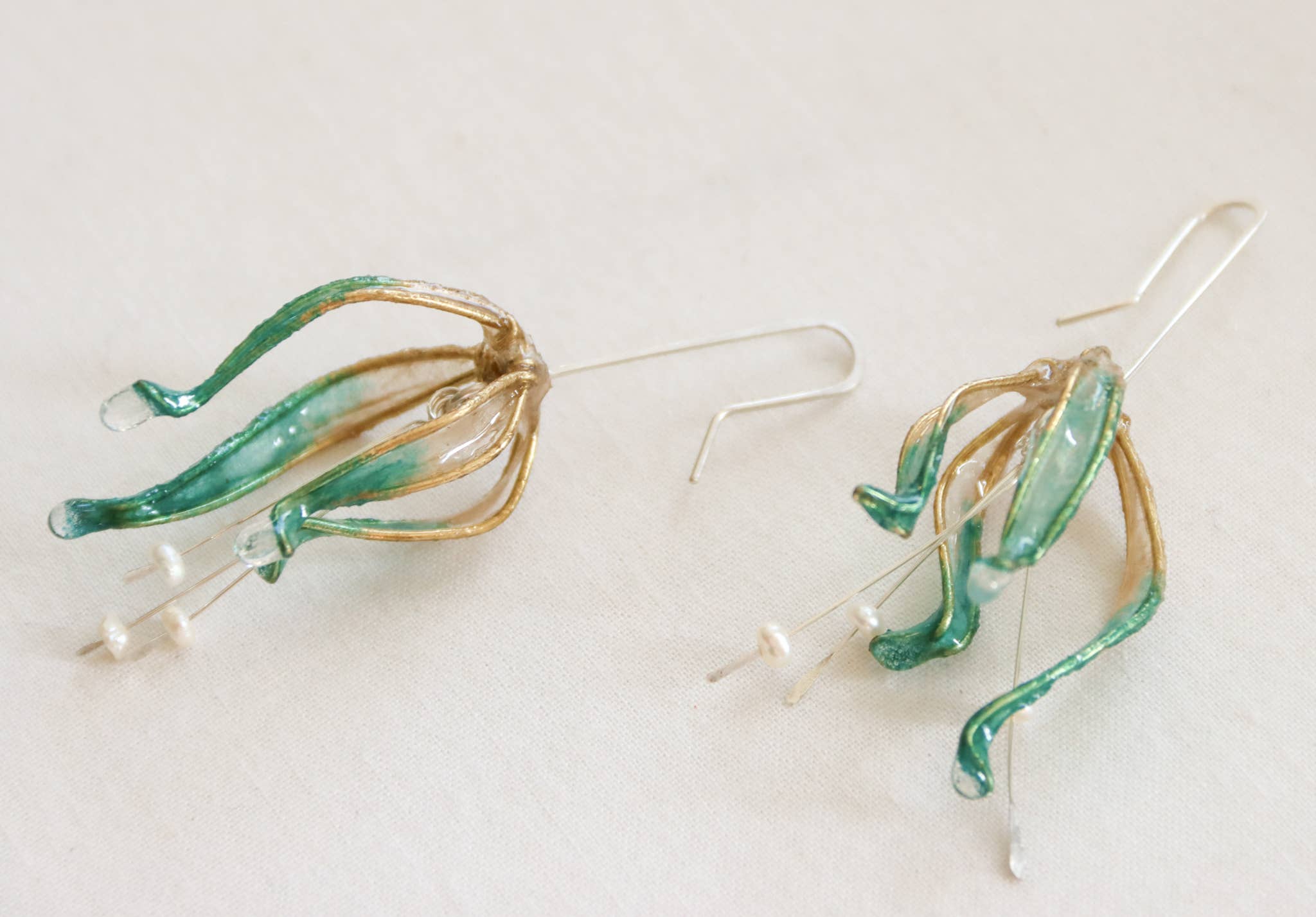 Verso - Wholesale Dangle Earrings - Lily Earrings, Sterling Silver, Large6