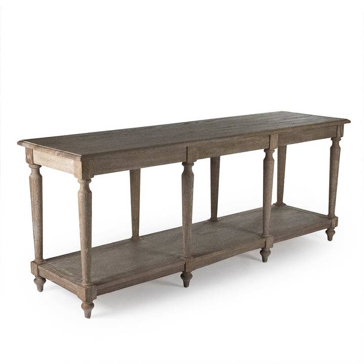Alsace Console Table - Limed Grey Oak Finish for wholesale by Zentique Inc.