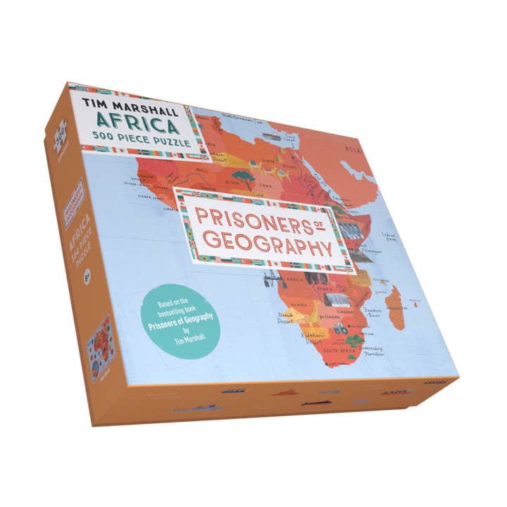 Quebra-cabeça dos Prisioneiros da Geografia Mapa África de 500 Peças por atacado de All Jigsaw Puzzles