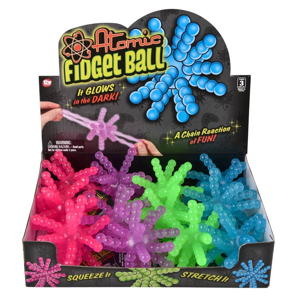 La Luna Bella - Toys - Wholesale Classic Toy - Kids - 3.5" Glow In Dark Atomic Ball 12ct - LLB Toys6