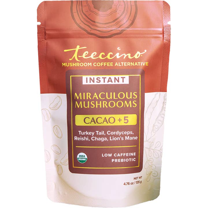Cacao Instantané Miraculeux Champignons® + 5 pour la vente par Teeccino