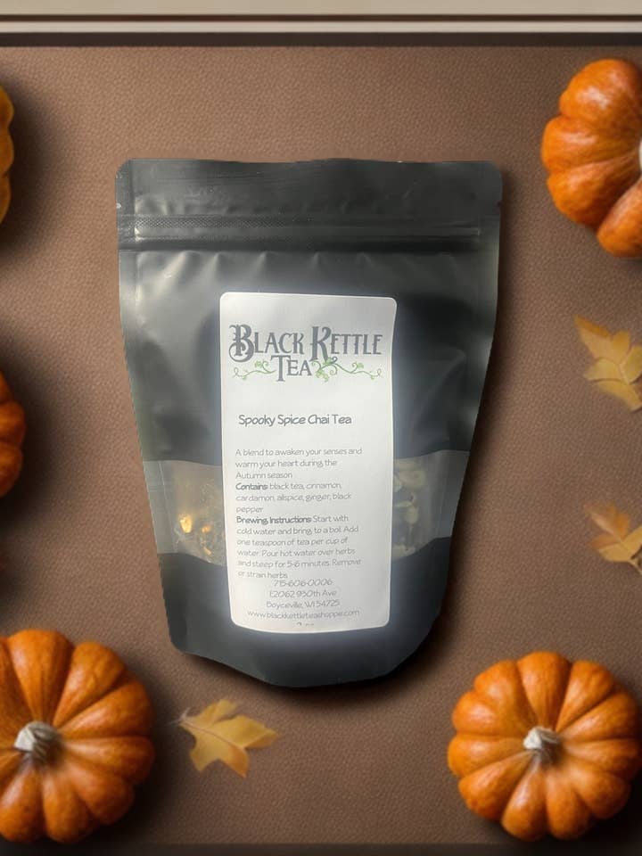 Black Kettle Tea - Wholesale Loose Tea - Spooky Spice Chai0