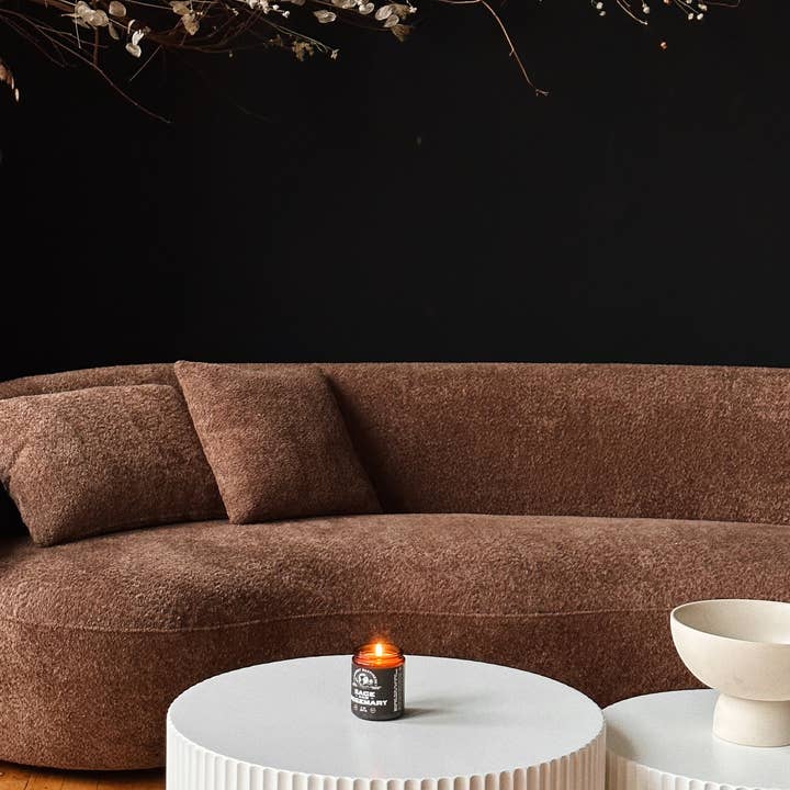 Project Happiness Candle Co. - Wholesale Jar/Filled Candle - Sage and Rosemary Soy Candle - 8oz9