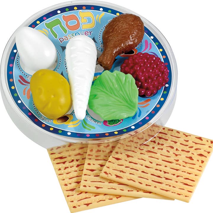 Passover Deluxe Play Seder Set, Plastic, 10 Pcs, 8 for wholesale by Rite lite