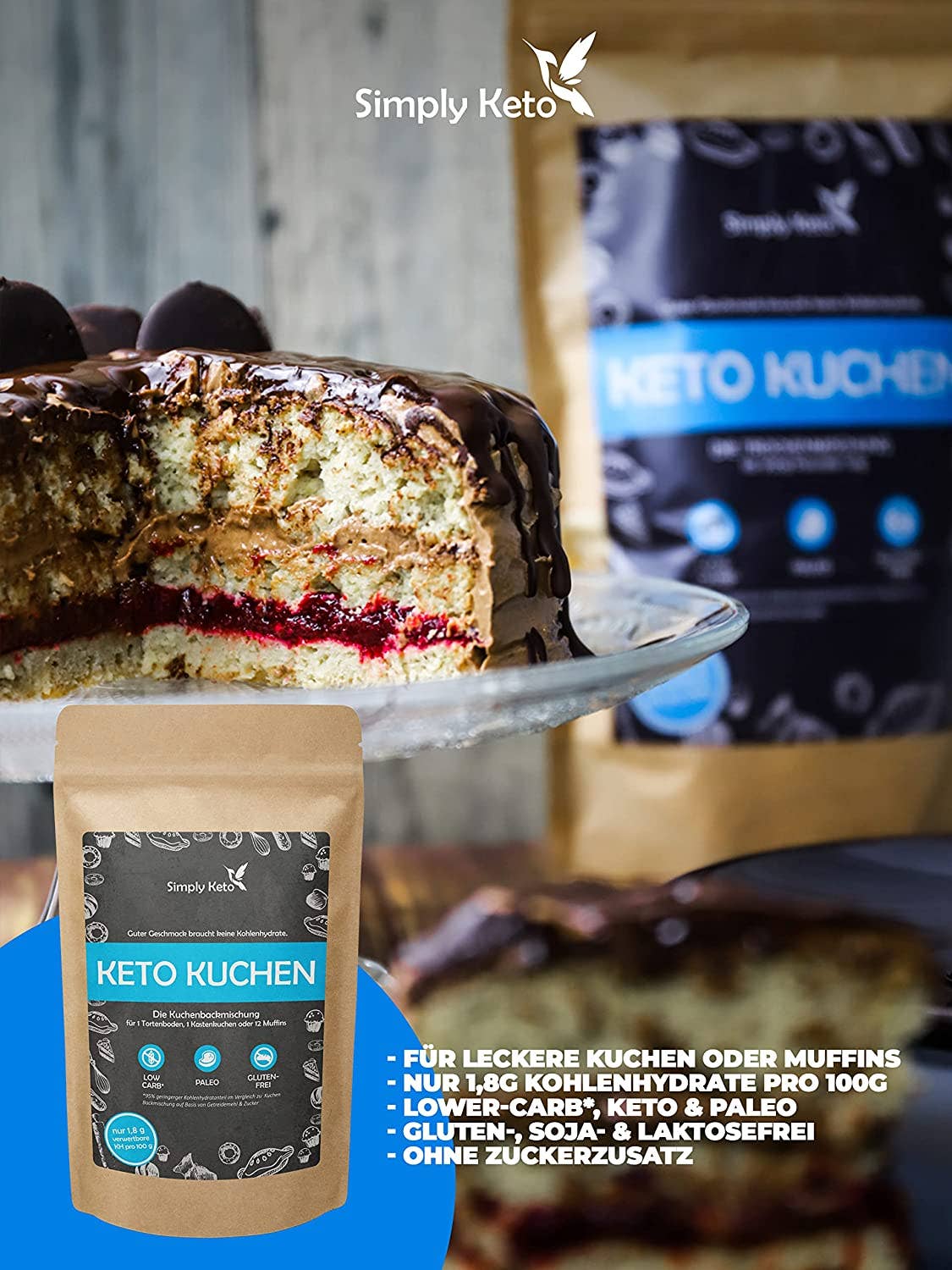Simply Keto – Großhandel Kuchenbackmischung – KUCHEN Backmischung5