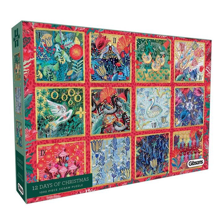 Gibsons Games Inc - Wholesale Puzzle - Adult - 12 Days of Christmas 1000 Piece Jigsaw Puzzle