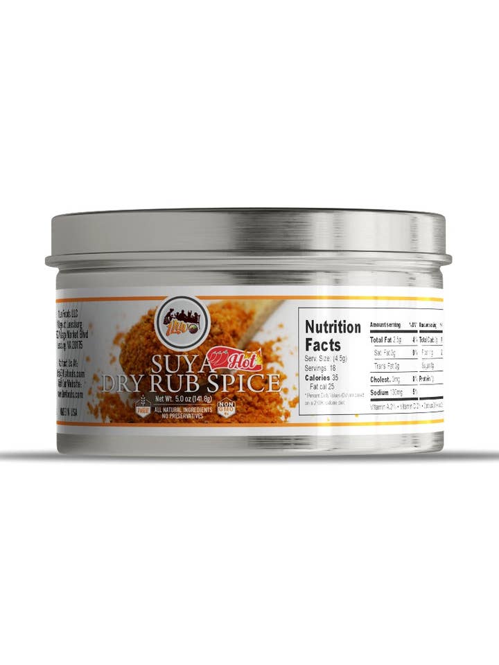 Dry Rub Suya Spice for wholesale by 1Luv Foods LLC