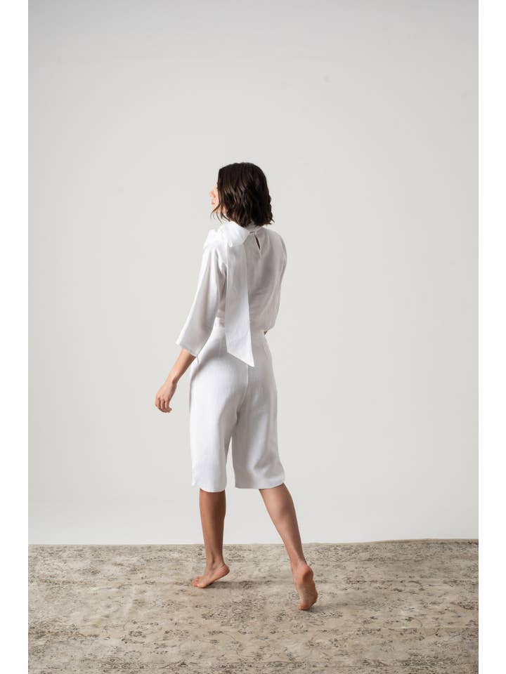 LUXMII - Wholesale Shorts – Women’s - Jager Bermuda Shorts White3