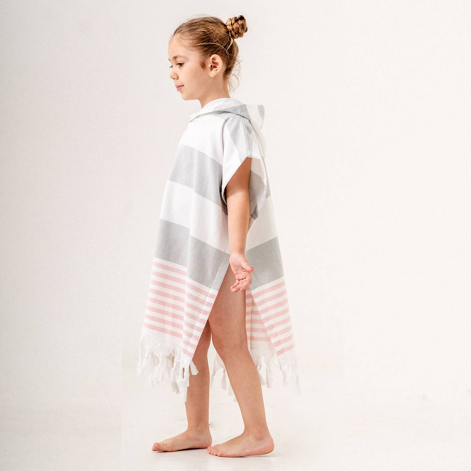 Kikoya - Wholesale Poncho Towel - Kids & Baby - Hooded Poncho Surf Changing Swimming Beach Towel Terrybacked6