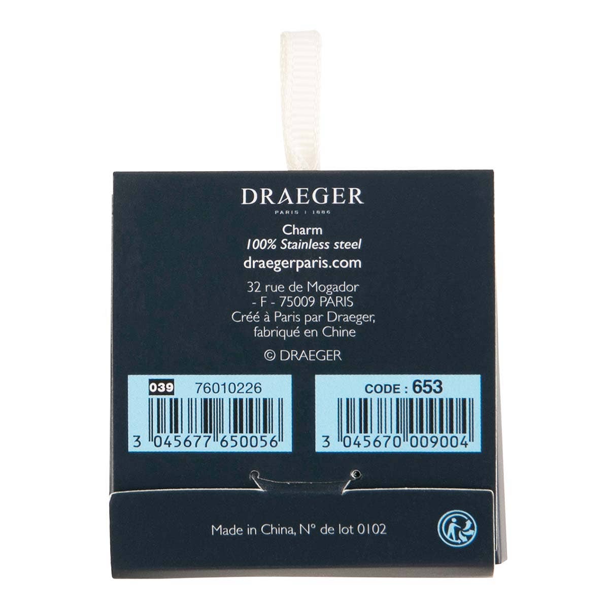 Draeger Paris - Wholesale Individual Charm/Pendant - Initial Charm - K2