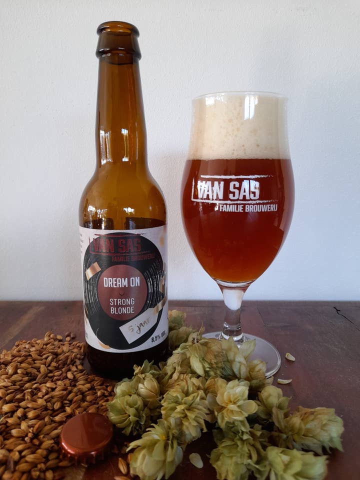 Dream On! - Bionda forte 8,5% vol. per la vendita all'ingrosso da parte di Familiebrouwerij Van Sas