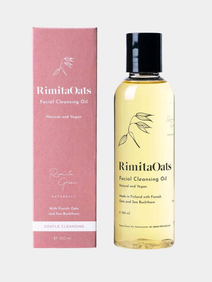 RimitaOats ansigtsrensende olie 100ml — Nærende rensning for engroshandel hos Rimita Green