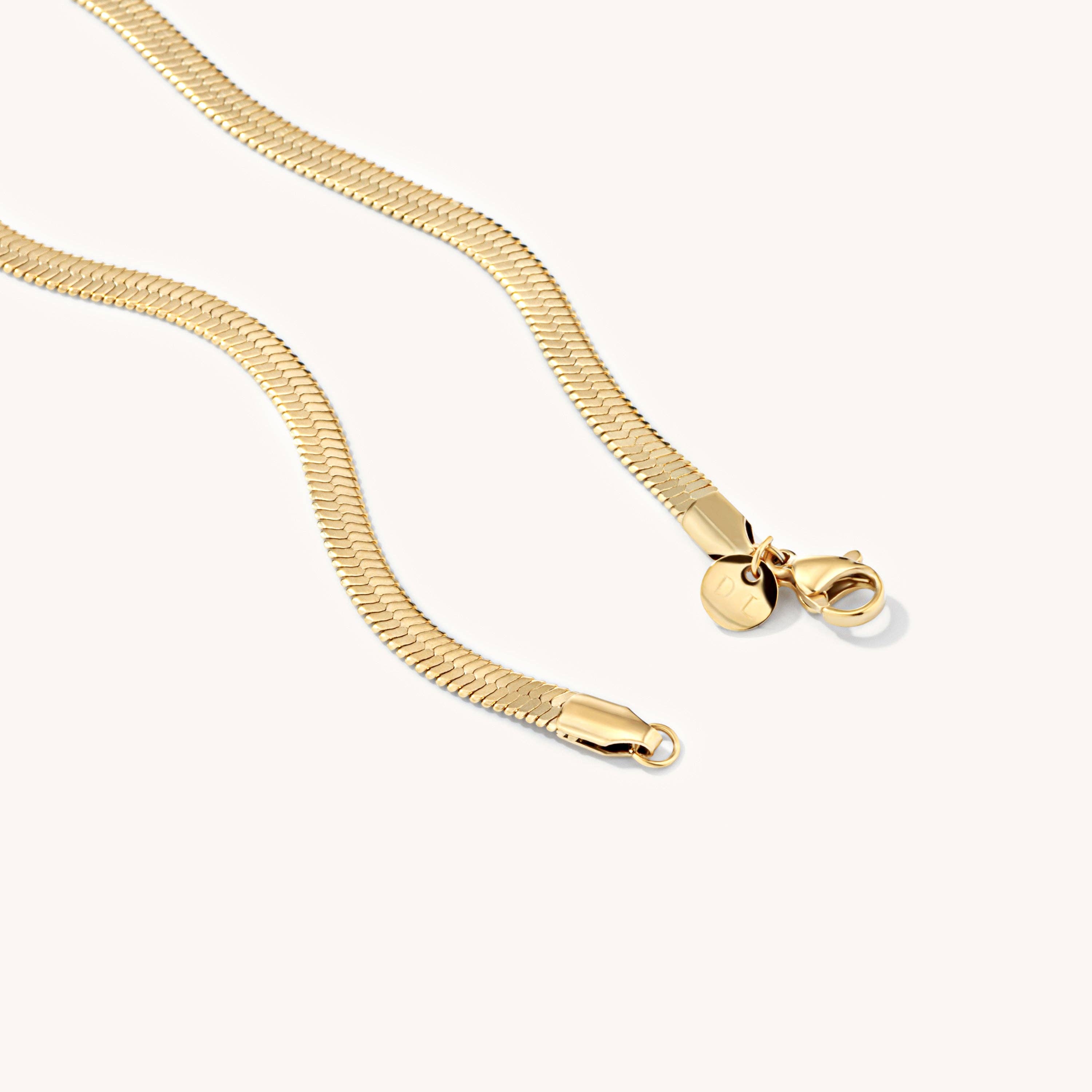 D. Louise – wholesale Link & chain necklace – Essentials Snake Chain Necklace5