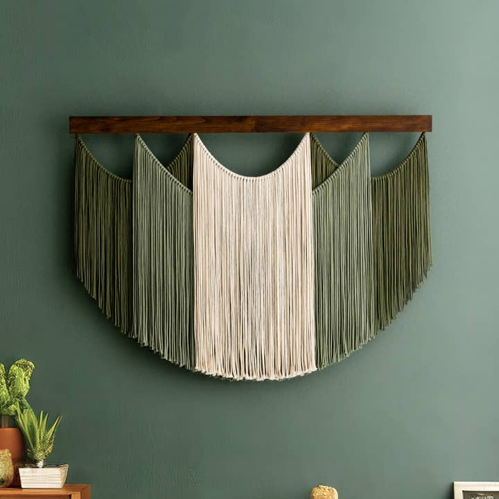 Grande Arazzo da Parete in Macramè Decorazione per la Stanza V29 per la vendita all'ingrosso da parte di MinhandBros