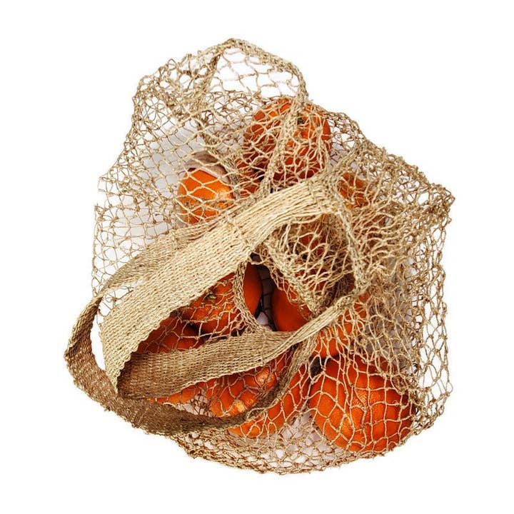 JungleVine® Handmade Eco-Friendly Products - Vendita all'ingrosso Borsa per shopping/spesa - Borsa a rete a rete fatta a mano Lao Market