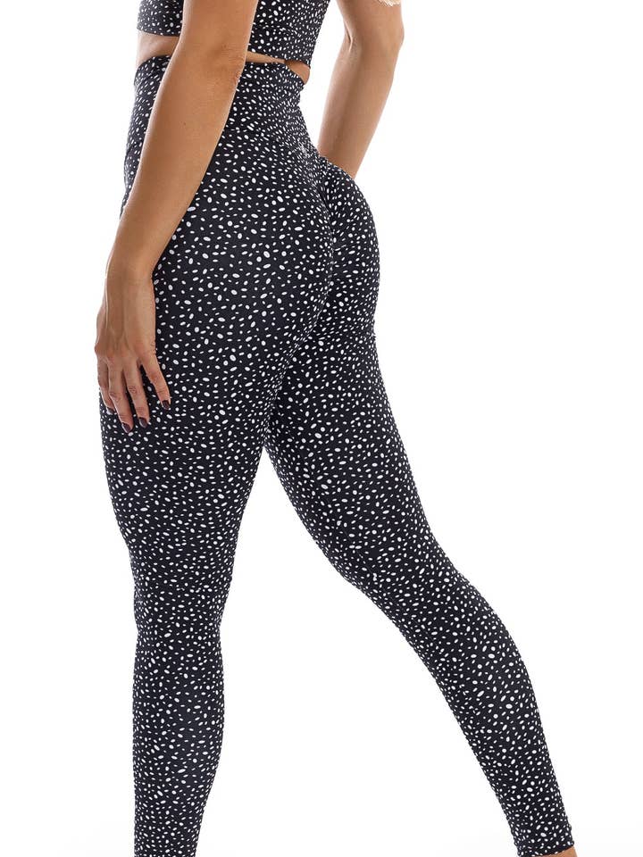 Star Dust Body Luxe Scrunch Bum Leggings for wholesale by Carra Lee Active