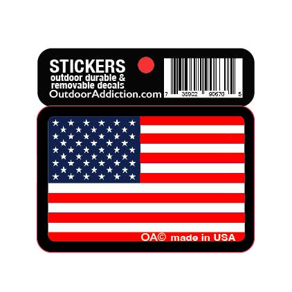 Adesivo per cellulare con bandiera USA per la vendita all'ingrosso da parte di Outdoor Addiction