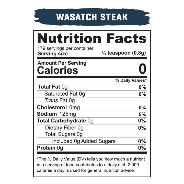 KetoFitShop - Wholesale Dried Spice Mix - Seasonings WASATCH STEAK Shaker 150gr Real Salt4