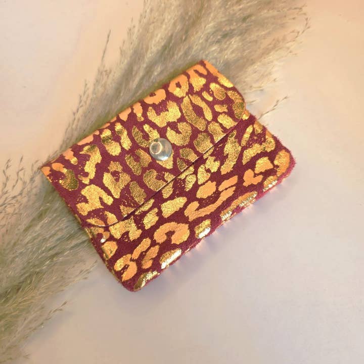 Mini pung leopard fuchsia for engroshandel hos Ibiza Boutique