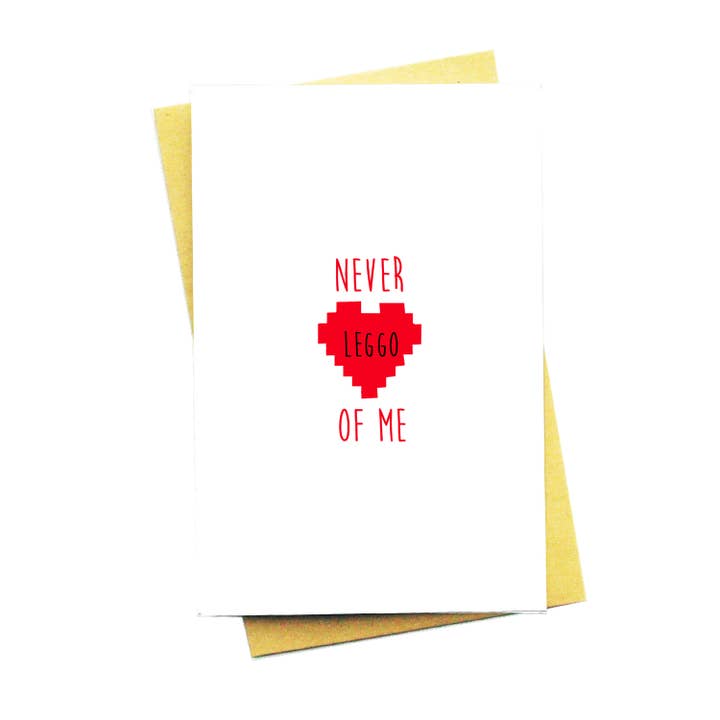 Aldrig Leggo Of Me Lykønskningskort for engroshandel hos Nocturnal Paper