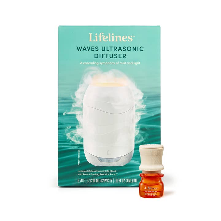 Lifelines - Wholesale Electronic Diffuser - Lifelines "Waves" Ultrasonic Diffuser (200ml) - Cascading